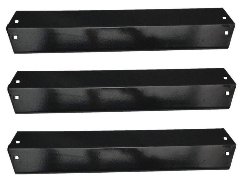 Hongso Heat Plates Shield for Chargriller 5050 5650 3070 3000 3001 3008 and Char Griller 3030 3072 4000 4208 5072 5252, King Griller Grill Models, Replacement Porcelain Steel, 18 15/16 inch, 3-Pack - Image 1